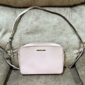 Michael Kors Jet Set East West Saffiano Leather Crossbody Bag